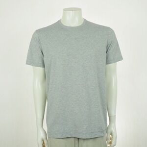 Public Rec Go-To Tee Shirt Mens Large Heather Light Gray Crew Pima Cotton Blend